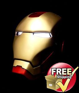 Iron Man Display Helmet Model Super Hero Avenger Animation Art Figure Kit Hobbie