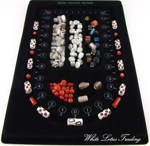 Black Jewelry Bead Board Necklace Art Tool Organizer