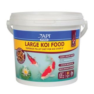Mars API Pond Care Koi Food 7mm Large Pellets 2lbs 32oz Koi Fish Food 195C
