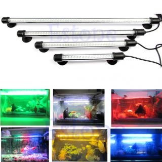 18 30 42 57LEDS Aquarium Fish Tank Light Suction Stick Strip Bar Colorful Lamp