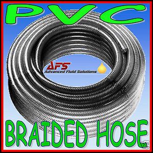 Reinforced Clear PVC Braided Hose Water Pipe Flexible Plastic Food Air Oil Tube