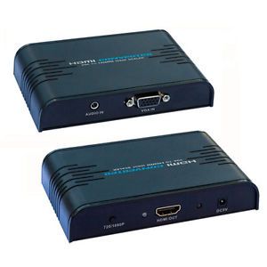 LKV352 Laptop PC VGA to HDMI HDTV 1080p Upscaler Video Audio Converter Adapter
