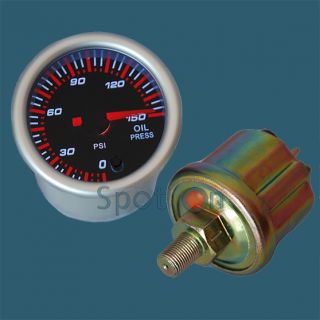 7 Color Oil Pressure Meter Stepper Motor Color Selectable