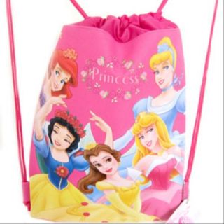 Disney Drawstring Backpacks Princess in Pink