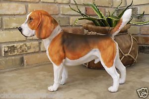 Beagle Polyresin Dog Statue Dogs Figurine Gift Canine 16in L x 5 8 Pet Lover