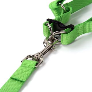 Light Green Easy Walk Pet Dog Harness Leader with Pull Free Leashes Size S