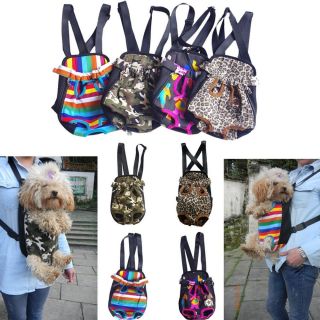 Canvas Pet Dog Puppy Carrier Backpack Front Net Carrying Case Bag All Size Color