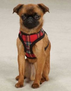 Tartan Plaid Dog Soft Harness Red East Side Collection Holiday Tartan XS L New