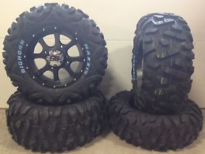 ITP SS108 14" Wheels Black 26" Maxxis Bighorn Tires Kawasaki teryx Mule 4