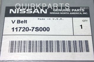 2004 2005 Nissan Armada Titan Serpentine Belt V Belt Genuine OE