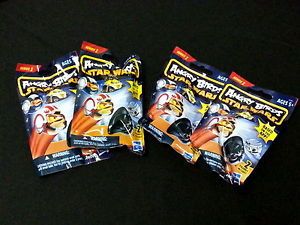 4X Angry Birds Star Wars 2 Figures Mystery Bag Value Pack Series 1 Wave New Seal