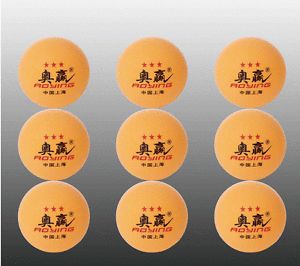 Wholesale 100 Pcs 3 Star Orane Good Orange Table Tennis Balls Ping Pong Balls