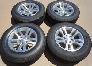 2014 Silverado Tahoe 1500 18" Factory Wheels Goodyear Tires P265 65R18 U