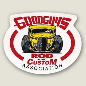 Goodguys Rod and Custom Sticker "Hot Rod" "K L" New