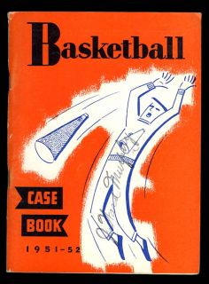 Vintage 1952 Basketball Case Book High School Rule Book