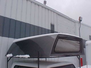 2005 Gray 8 Foot Fiberglass Truck Cap Fits Dodge RAM 1500 2500 3500