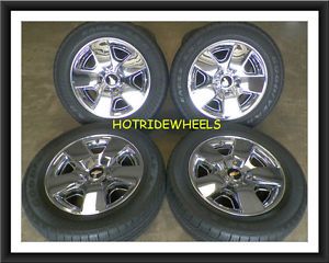 20" Chevy Silverado Suburban Tahoe Wheels Goodyear Tires 275 55 20 982B