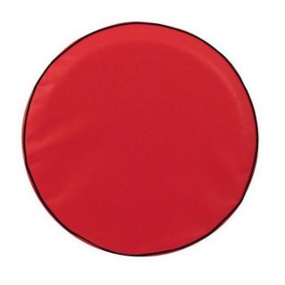 Plain Red Color Exact Fit Heavy Duty Vinyl Spare Tire Cover by HBS Covers