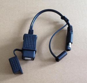 Motorcycle Phone Charger for Your 2 Pin Battery Tender Harness SAE USB Adapter
