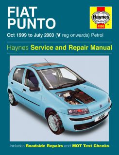 Haynes Workshop Repair Manual Fiat Punto 99 03