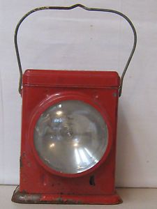 Vintage Delta Redbird Dry Cell Battery Lantern Flashlight