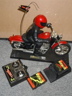 Tyco 11" RC Harley Davidson Motorcycle Remote Control Vehicle w Remote Battery