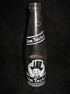Vintage Tom Tucker Beverages Soda Bottle Pittsburgh PA 12 Oz