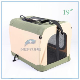 Portable Pet Dog Cat House Soft Travel Crate Carrier Kennel Foldable PC11 S