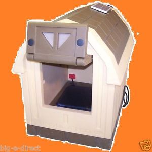 Indoor Outdoor Large Insulated Animal Pet Cat Dog House with Heater Solar Fan