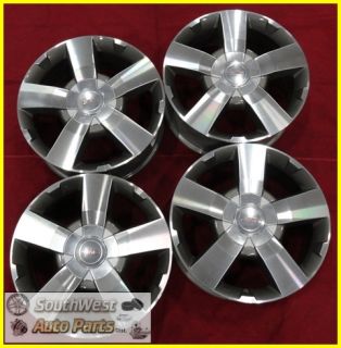 10 11 GMC Acadia 19" Machined Charcoal Wheels Used Factory Rims Set 5430