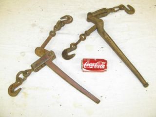 2 Good Heavy Duty Cantilever Load Chain Binders Tie Downs