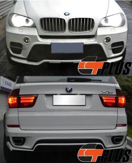 11 12 BMW E70 x5 Xdrive Aero Body Kit Bumper Euro Front Rear Spoiler Full Covers
