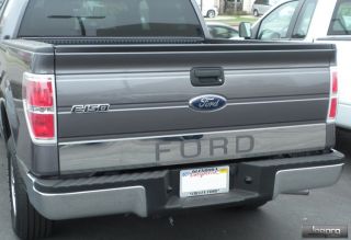 04 2013 F150 Tailgate Overlay Trim with Ford Molding Accent 6 1 4'' Wide 1pc