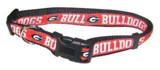 Georgia Bulldogs NCAA Licensed Pet Dog Collar