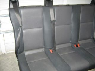 08 12 Mercedes Dodge Sprinter 4 Passenger Leather Vinyl Black Bench Parts Seat