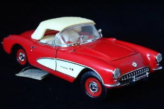 Franklin Mint 1957 Corvette RARE Small Hubcap Edition