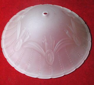 Elegant 10 inch Art Deco Design Frosted Glass Shade Lamp Chandelier Repair