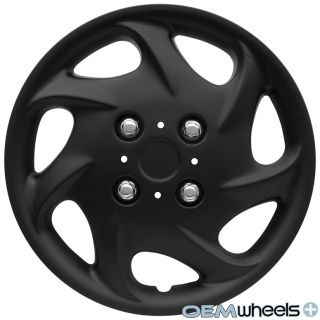 4 New Matte Black 15" Hub Caps Fits Hyundai SUV Car Center Wheel Covers Set