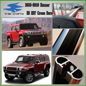 06 10 Hummer H3 H3T OE Style 2 Roof Rack Cross Bars Set with Lock Luggage