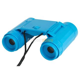 New and High Quality Folding Mini Children Binoculars Telescopes Toy Blue