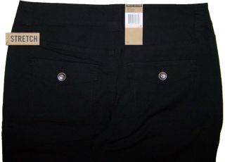 DKNY Jeans Women's Stretch Capris 014 Black