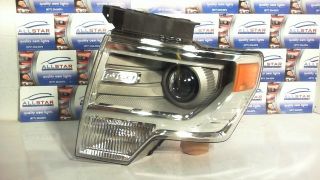Ford F150 HID Xenon Headlight Chrome 2013 2014 Left Side Refurbished