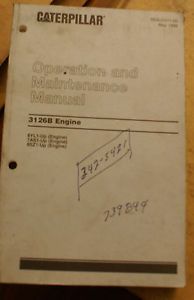 Caterpillar 3126B Engine Operation and Maintenance Manual