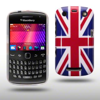 TPU Gel Case Cover for Blackberry Curve 9360 Union Jack Design