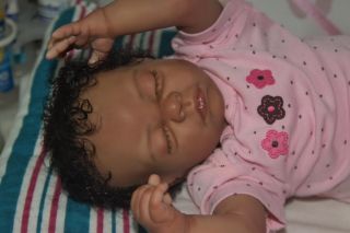 Reborn Baby Girl Preemie Twin Biracial Ethnic AA MI BEBE Nursery LP
