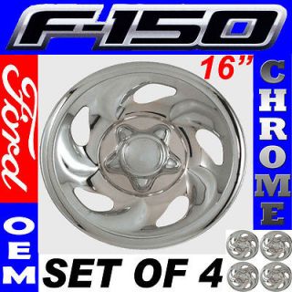 Skin Cover for Ford F150 Steel Wheel 4 Piece Set 16" inch Chrome Rim Hub Cap