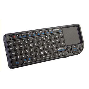 Black Mini Wireless Bluetooth Keyboard and Mouse Combo with Touchpad KB1020