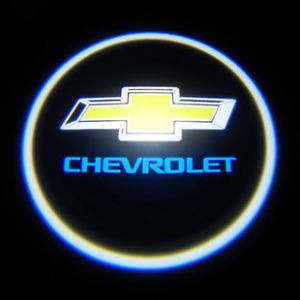 Chevrolet Car Door Welcome Light LED Projection Ghost Shadow Light Laser Logo