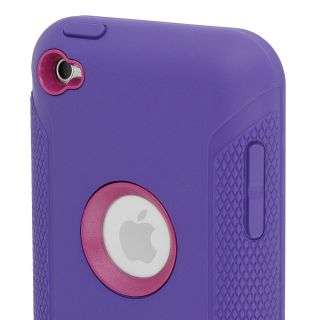 Otterbox iPod Touch 4G Defender Case Boom Purple iTouch 4th Gen Cover New