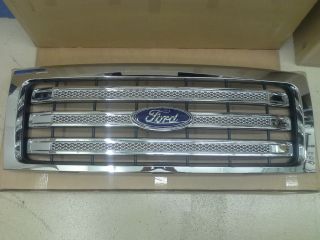 2009 2014 Ford F150 3 Bar Chrome Ford Accessory Grille
